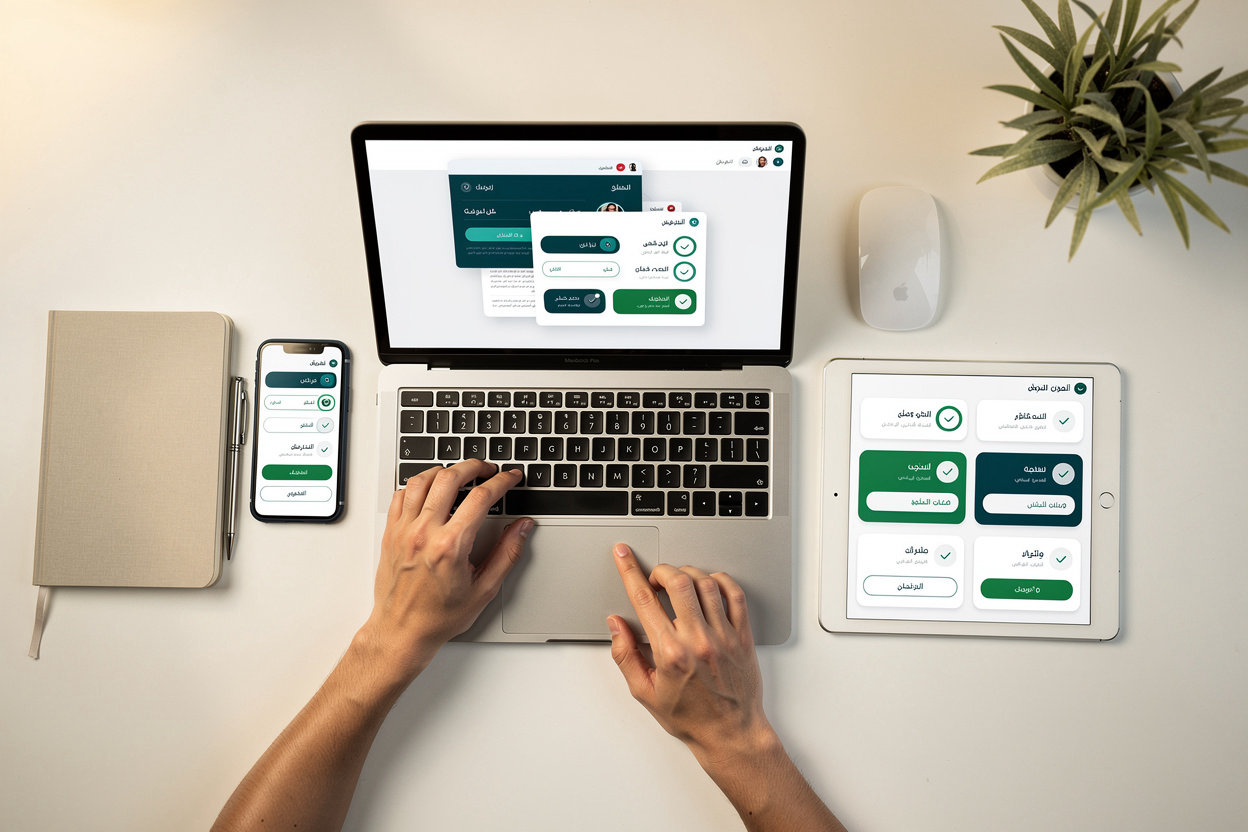 وظائف الآن قيم ومبادئ - فريق متنوع يعمل معاً في بيئة احترافية حديثة